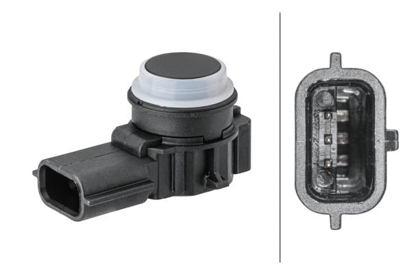 Park Yardım Sistemi Sensörü.3-Kutuplu.Siyah.Renault Hella 6Px358141761