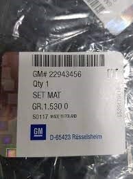 Part Gm 22943456