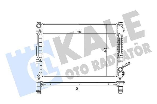 Radyatör Brazıng Audı A6 Radyatör Kale 355530