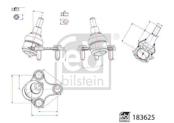 Rotil Alt Sol Ford Connect 22> Vw Caddy 22> Febı 183625