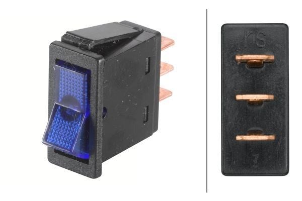 Şalter Damper Kumandası 10A Mavi Hella 6Eh004406042