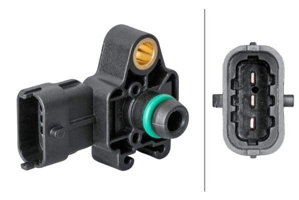 Şarj Basıncı Sensörü.3-Kutuplu.Chevrolet/Opel/Peugeot/Vauxhall Hella 6Pp358152091