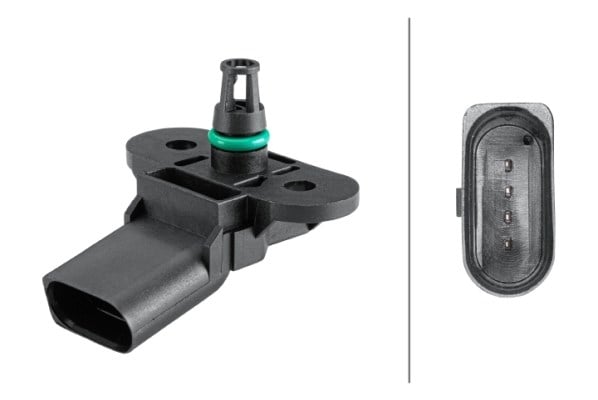 Şarj Basıncı Sensörü.4-Kutuplu.Audi/Seat/Skoda/Vw Hella 6Pp358152221