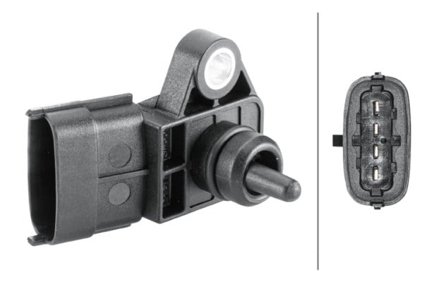 Şarj Basıncı Sensörü.4-Kutuplu.Hyundai/Kia Hella 6Pp358152311