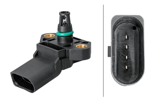 Şarj Basıncı Sensörü.4-Kutuplu.Audi/Ford/Porsche/Seat/Skoda/Vw Hella 6Pp009400471