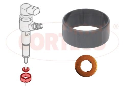 Seal Ring Set. İnjector Corteco 49445013