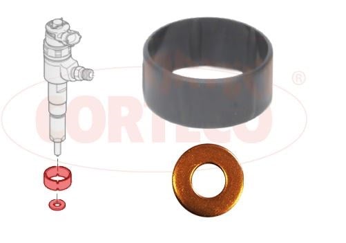 Seal Ring Set. İnjector Corteco 49445012