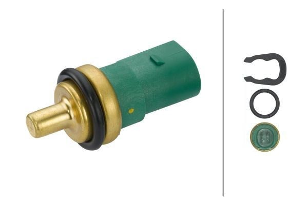 Soğutucu Akışkan Sıcaklığı Sensörü Vw 12V 4 Kutuplu Hella 6Pt009107141