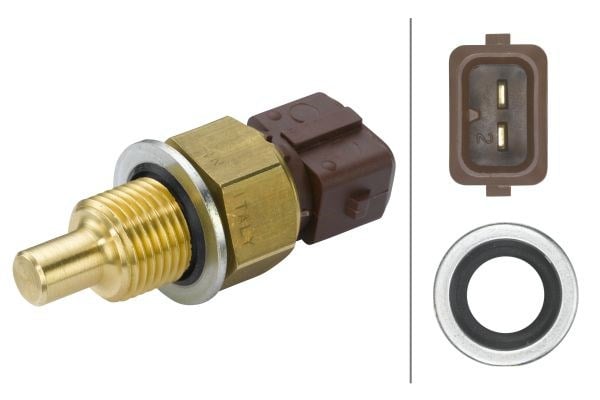 Soğutucu Akışkan Sıcaklık Sensörü.12V.Ptc Sensörü.2-Kutuplu.Citro N/Peugeot/Peugeot Hella 6Pt009309201
