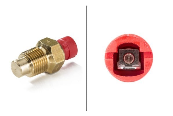 Soğutucu Akışkan Sıcaklık Sensörü.Kırmızı.Ntc Sensörü.1-Kutuplu.Universal Hella 6Pt009107151