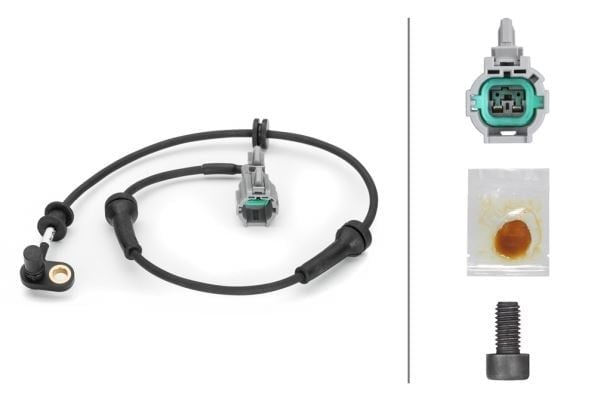 Tekerlek Hız Sensörü Nıssan Np300 Pathfinder 2 Kutuplu Hella 6Pu230040651