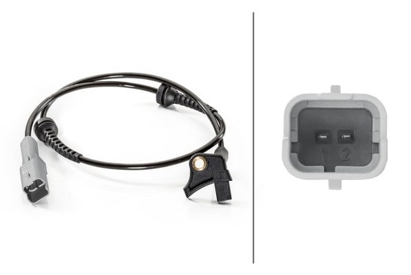 Tekerlek Hız Sensörü.12V.2-Kutuplu.Citro N C4-Ds4-Ds5/Ds 4-5-Ds/Peugeot 307-308-3008-5008-Rcz Hella 6Pu012806331