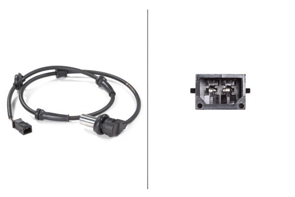 Tekerlek Hız Sensörü.12V.2-Kutuplu.Audi A4 Hella 6Pu012806151