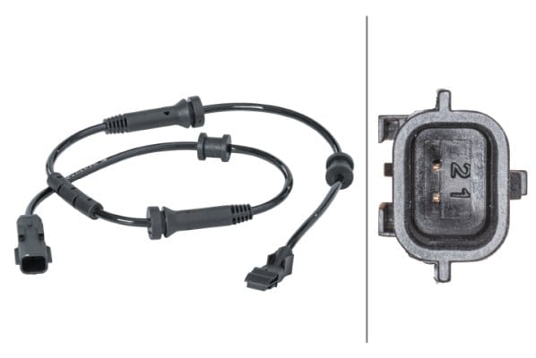 Tekerlek Hız Sensörü.12V.Aktif Sensör.2-Kutuplu.Renault Laguna Hella 6Pu012679671