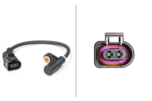 Tekerlek Hız Sensörü.12V.Arka Aks.Hal Sensörü.Audi A3-Tt/Seat Leon-Toledo/Skoda Octavia/Vw Bora-Golf Hella 6Pu009106741