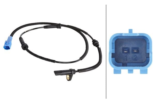Tekerlek Hız Sensörü.12V.Ön Aks.Hal Sensörü.Citro N C2-C3/Peugeot 1007 Hella 6Pu009106851