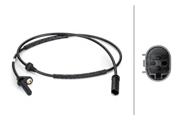 Tekerlek Hız Sensörü.Aktif Sensör.2-Kutuplu.Bmw X5-X6 Hella 6Pu012806481