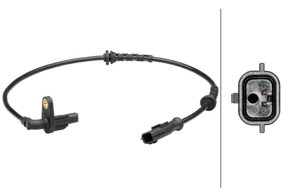 Tekerlek Hız Sensörü.Arka Aks.Hal Sensörü.2-Kutuplu.Dacia Duster/Renault Arkana-Duster-Kaptur Hella 6Pu012679101