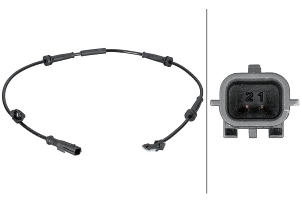 Tekerlek Hız Sensörü.Hal Sensörü.2-Kutuplu.Renault Kangoo Hella 6Pu012806681