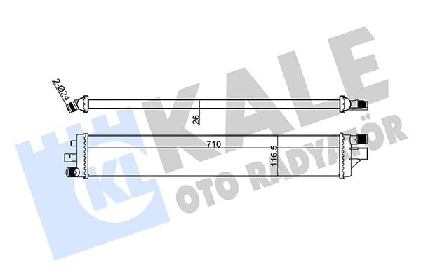 Turbo Radyatörü Intercooler Nv400-Movano B-Master Iıı Lt 2.3Cdtı 10> İlave Soğutucu At-Mt Kale 352365
