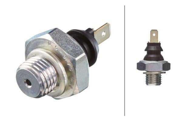 Yağ Basınç Şalteri.12V.Siyah.1-Kutuplu.Açıcı.Fiat/Lancia/Tata Hella 6Zl003259201