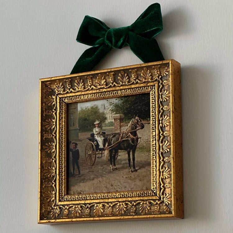 Asil Kadın Vintage Çerçeveli Tablo
