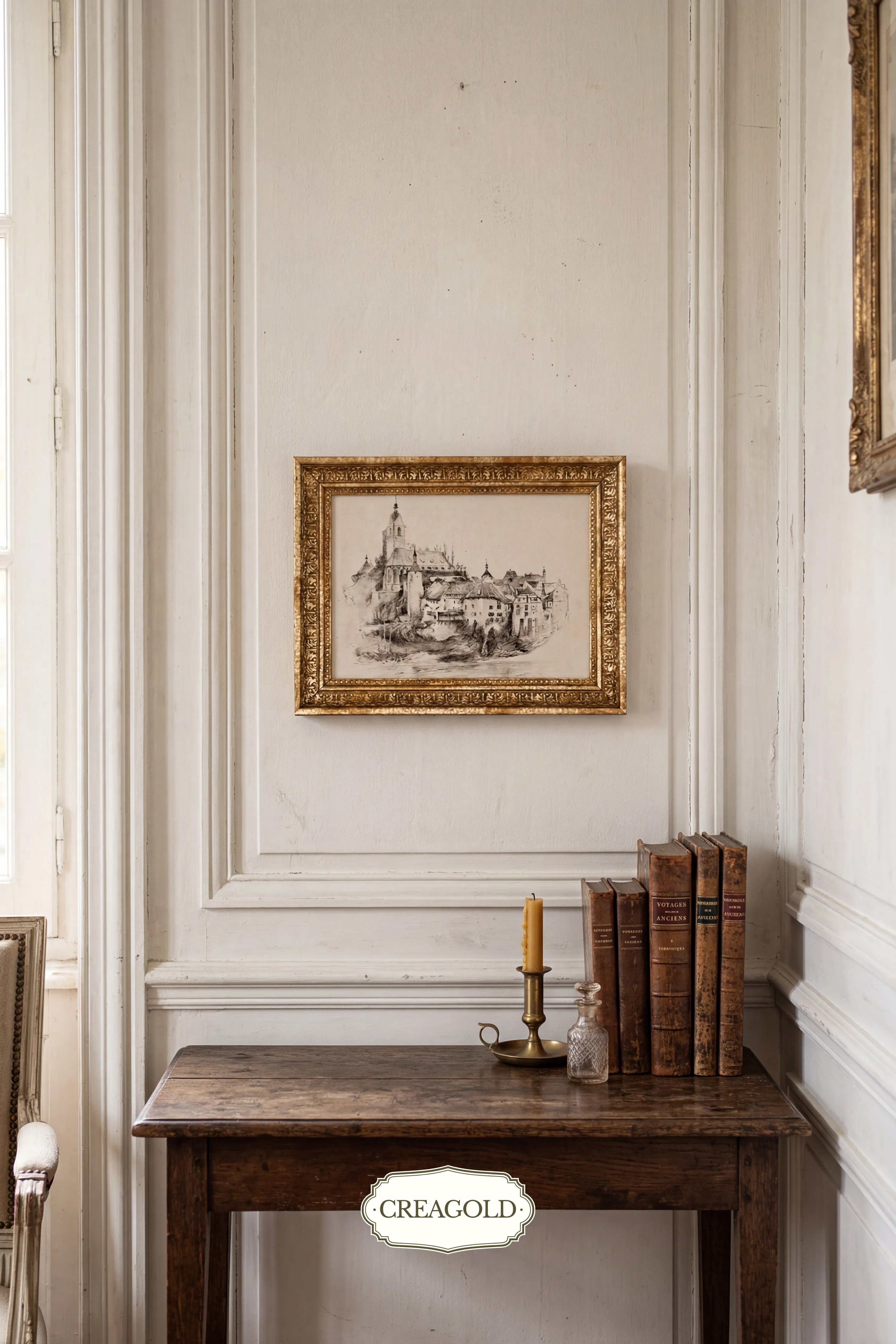 Belle Époque Vintage Çerçeveli Tablo
