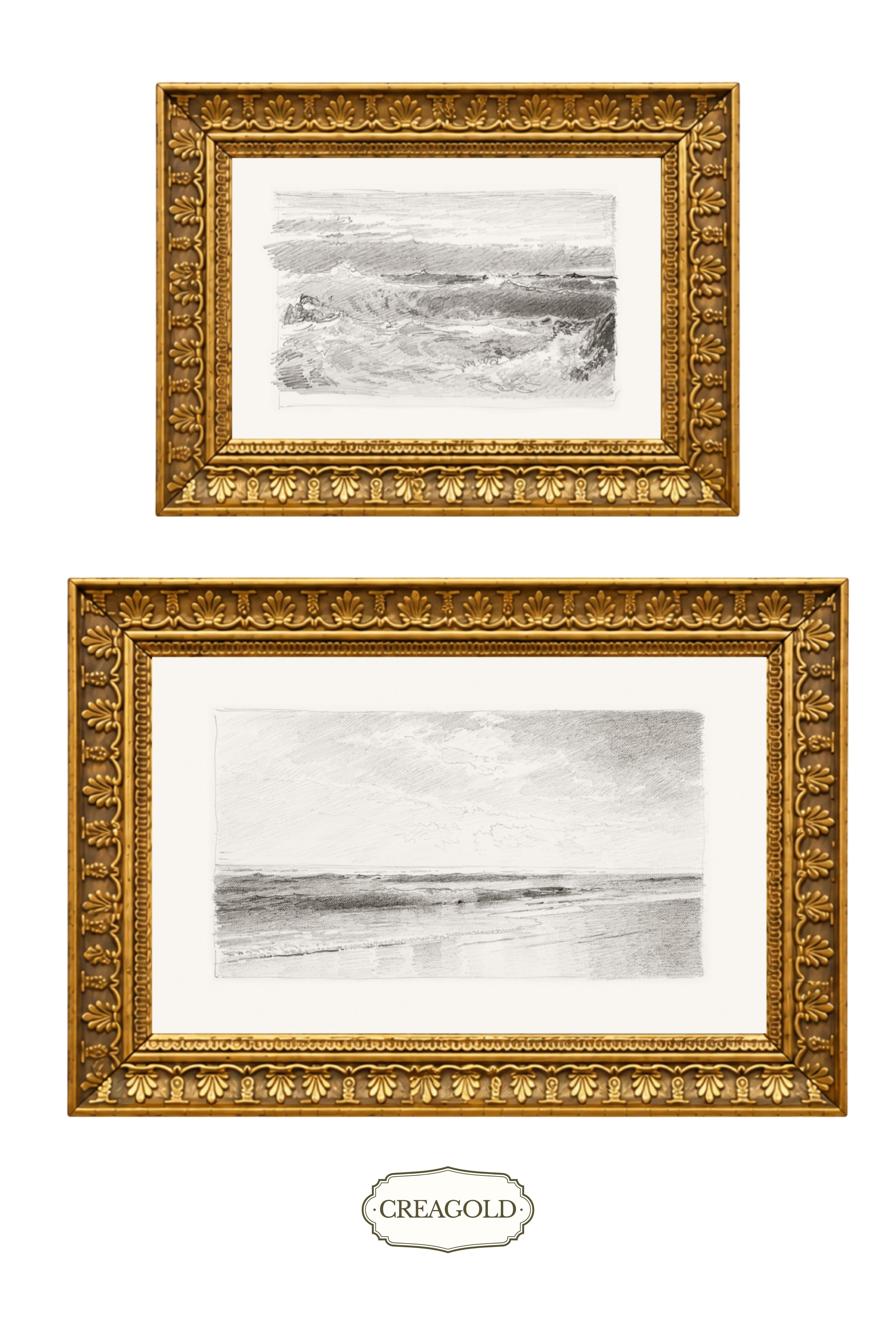 Belle Rive İkili Vintage Tablo Seti