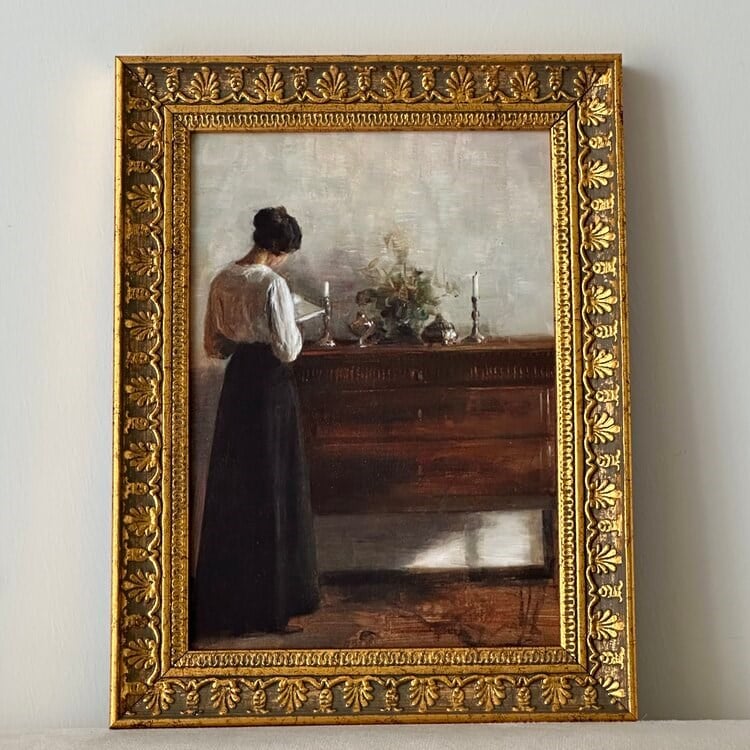 Clemence Vintage Çerçeveli Tablo2