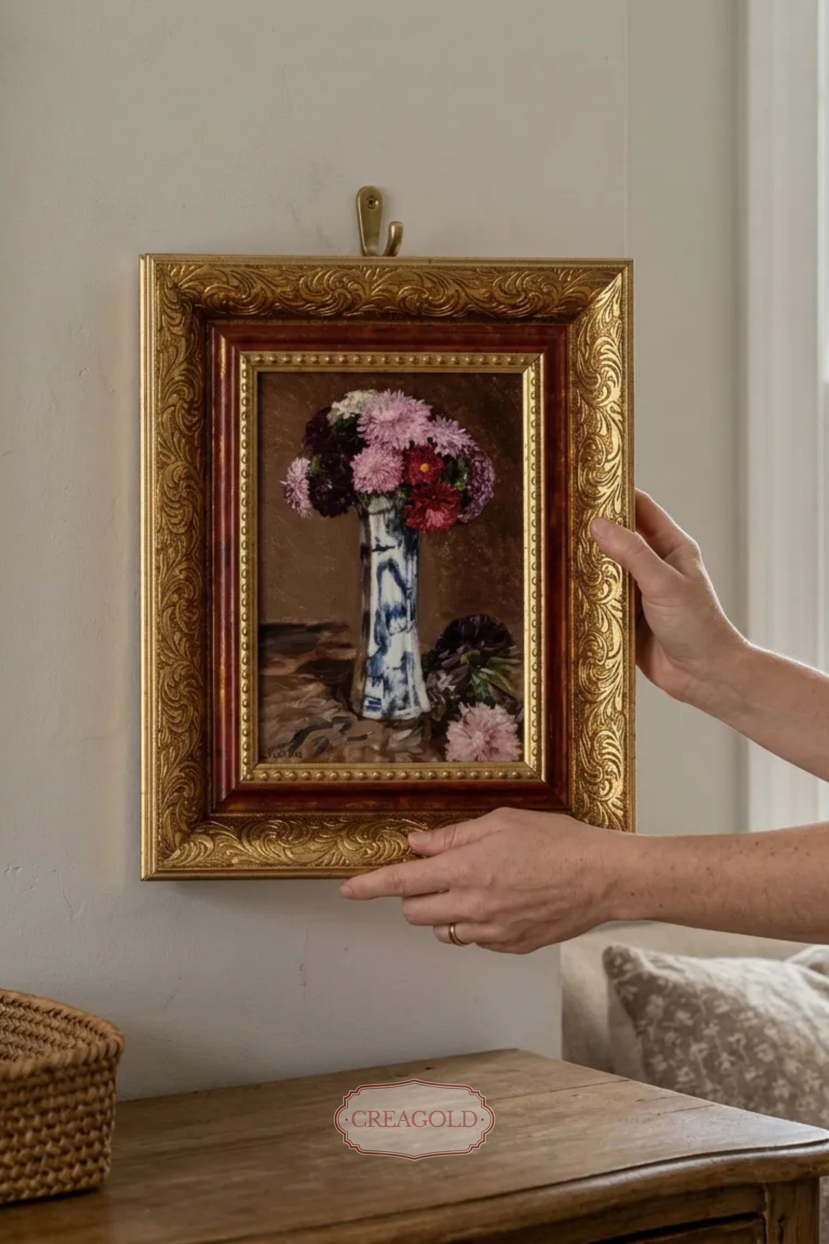 Fleurs de Paris Vintage Çerçeveli Tablo