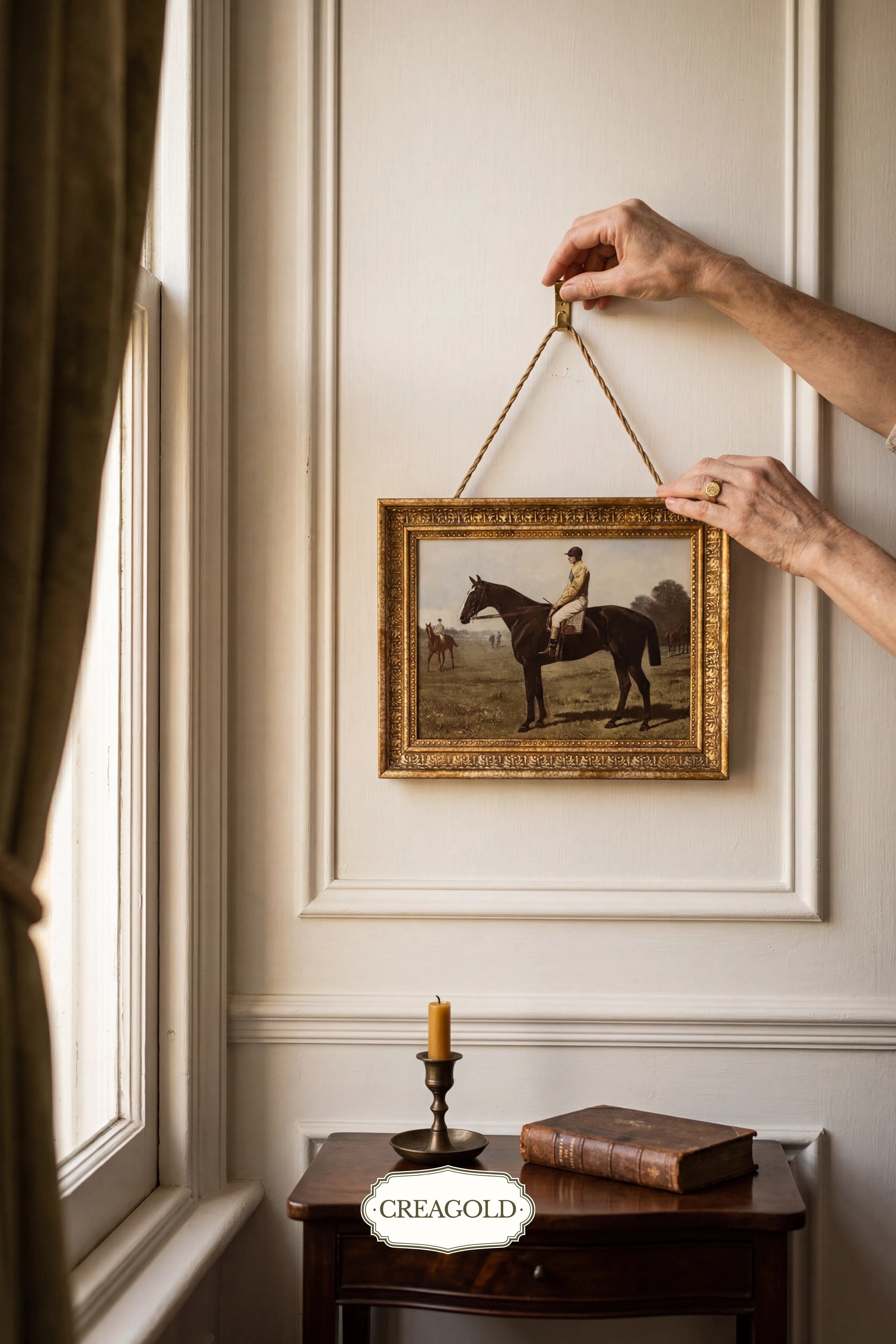 Noblesse Équestre Vintage Çerçeveli Tablo