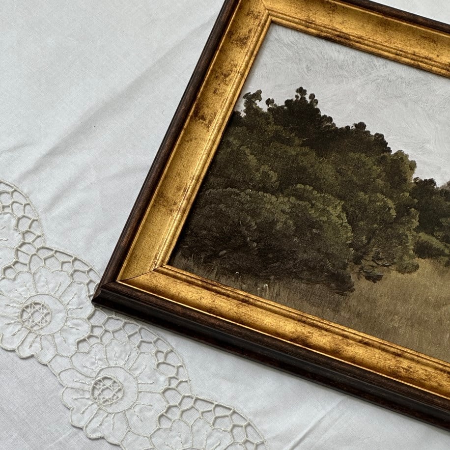 Vieille Forêt Vintage Çerçeveli Tablo