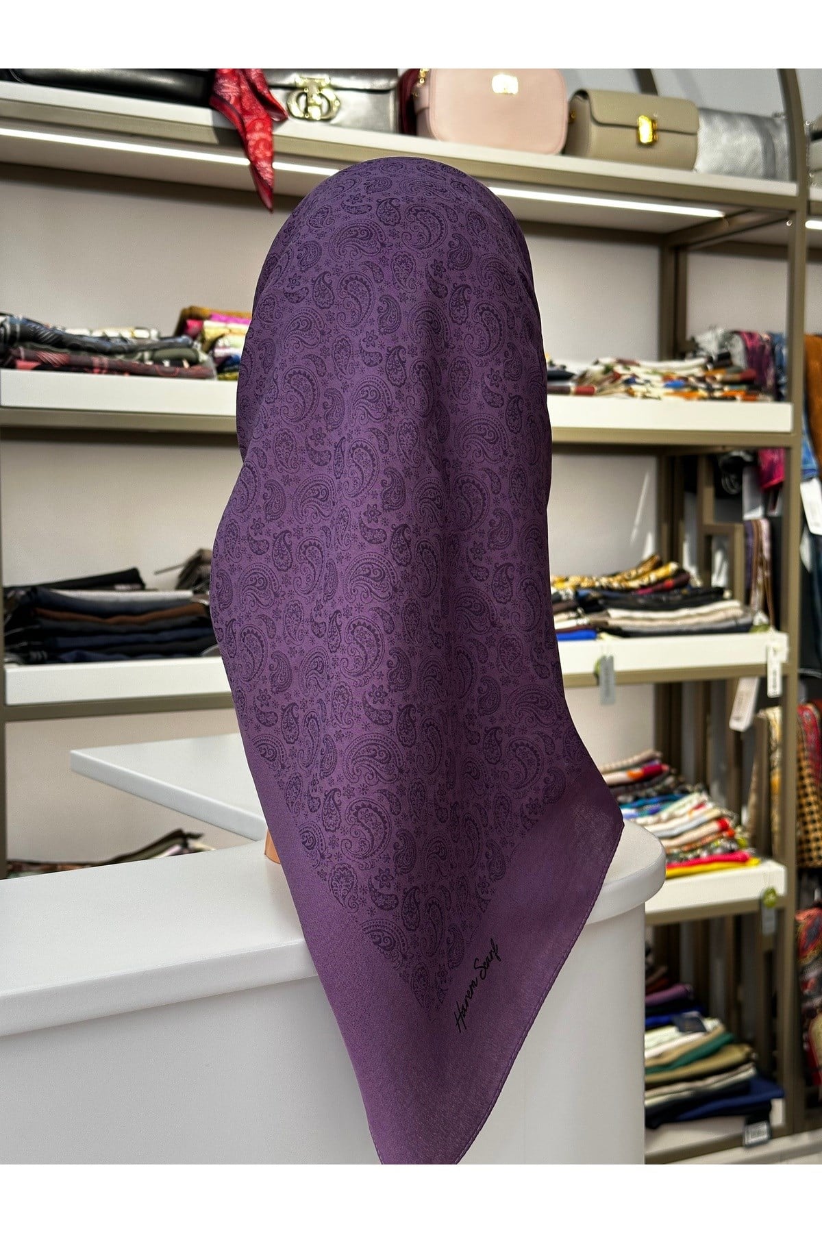 Harem Scarf Gold Elis Eşarp