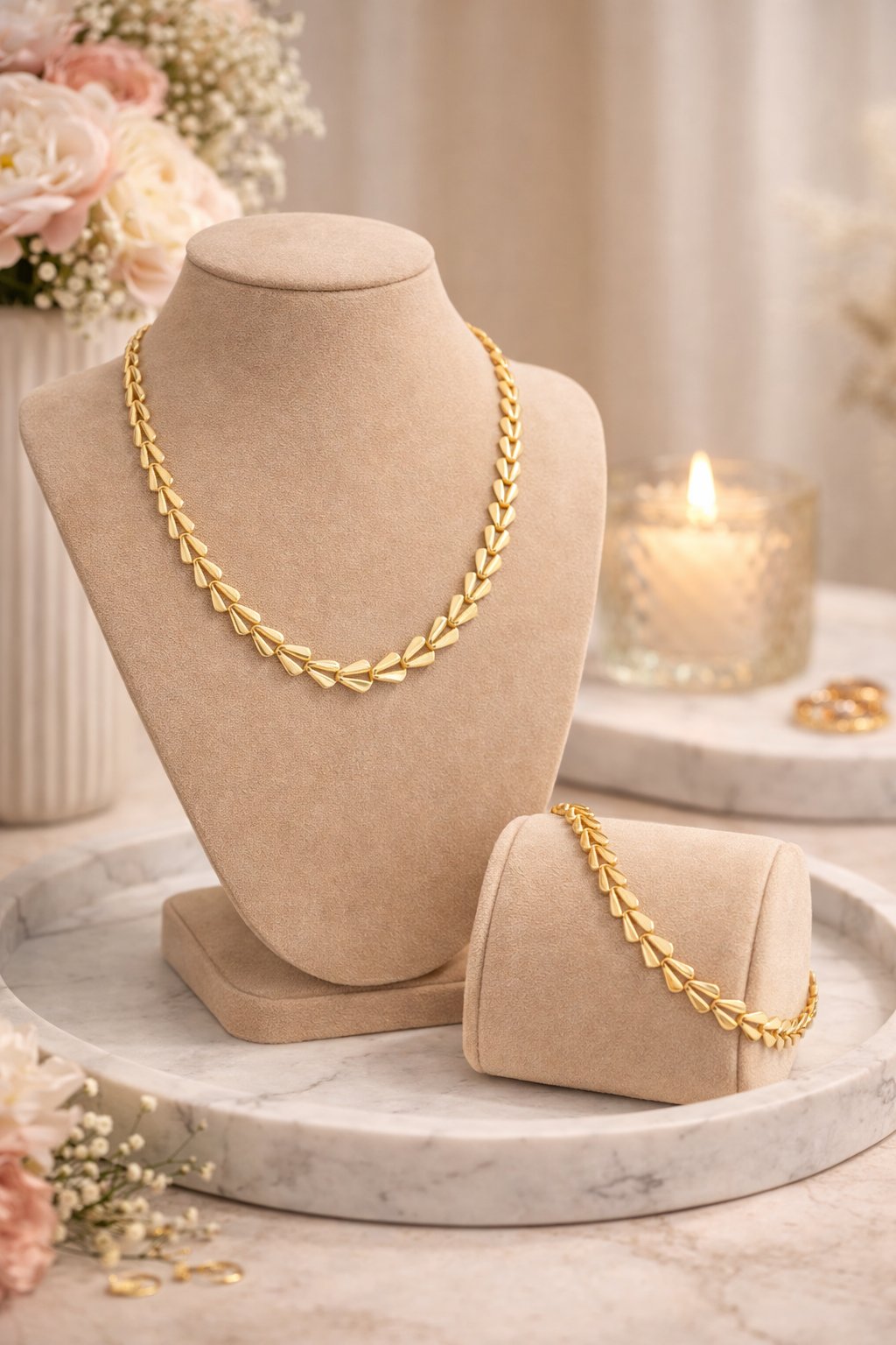 14K ALTIN KAPLAMA SET
