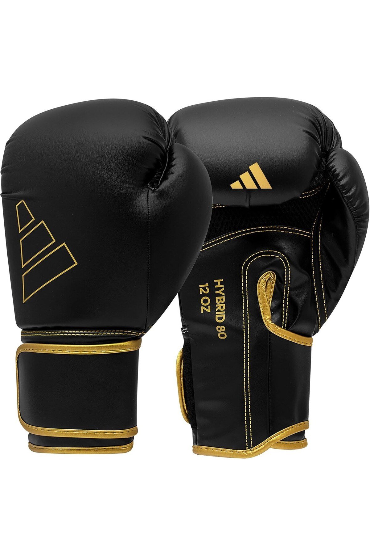ADIH80 Hybrid 80 Boks Eldiveni Kick Boks Eldiveni Siyah Altın