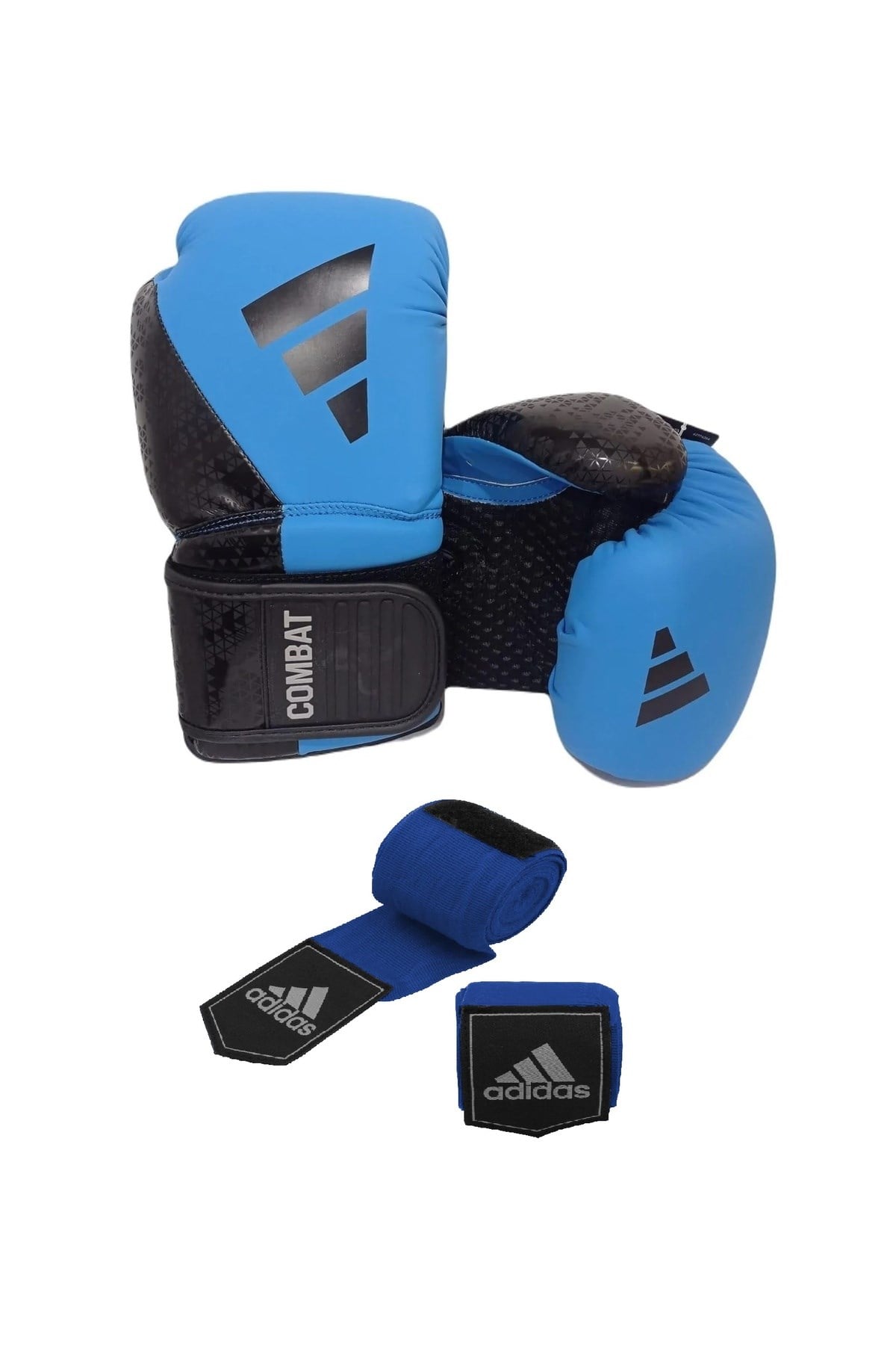 Combat 50 ADİC50TG Boks Kıck Boks Muay Thai Eldiveni Adidas Boxing Gloves Bandajlı set