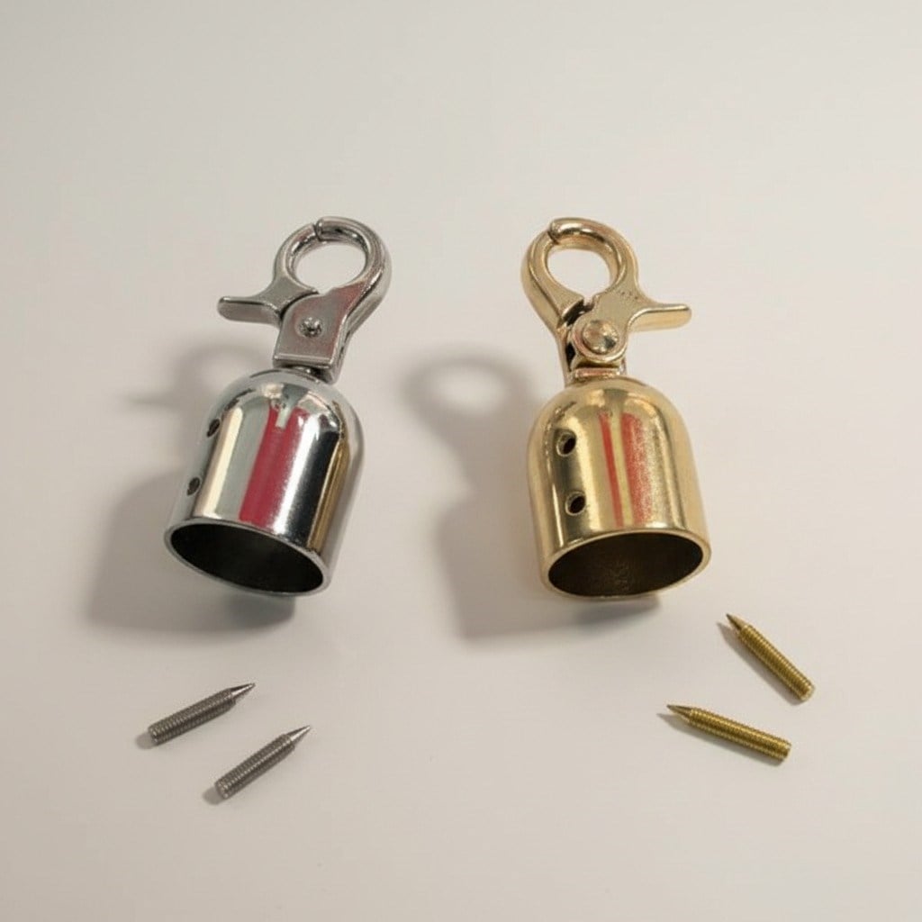 Kancalı Kovan 2*5 cm Nikel ve Light Gold (Min. 4 Adet)
