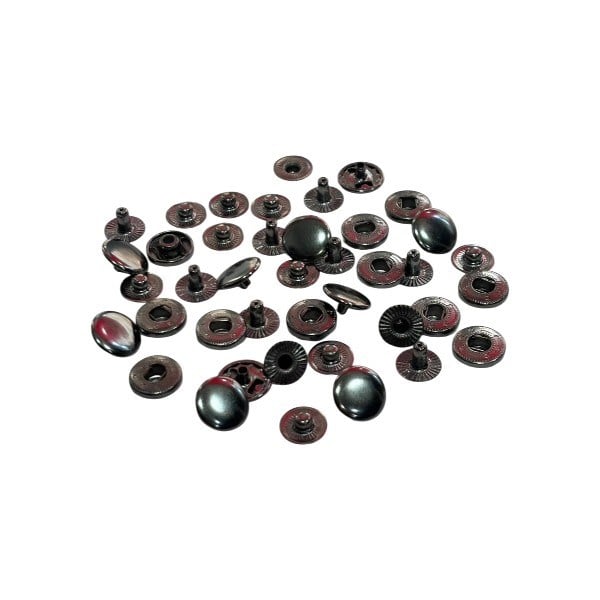Metal Çıt Çıt 54 No 12.5 mm Siyah Nikel, 50 Adet