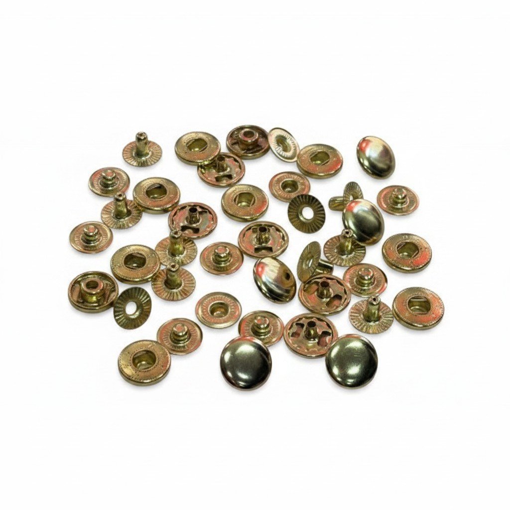 Metal Çıt Çıt 54 No 12.5 mm Gold, 50 Adet