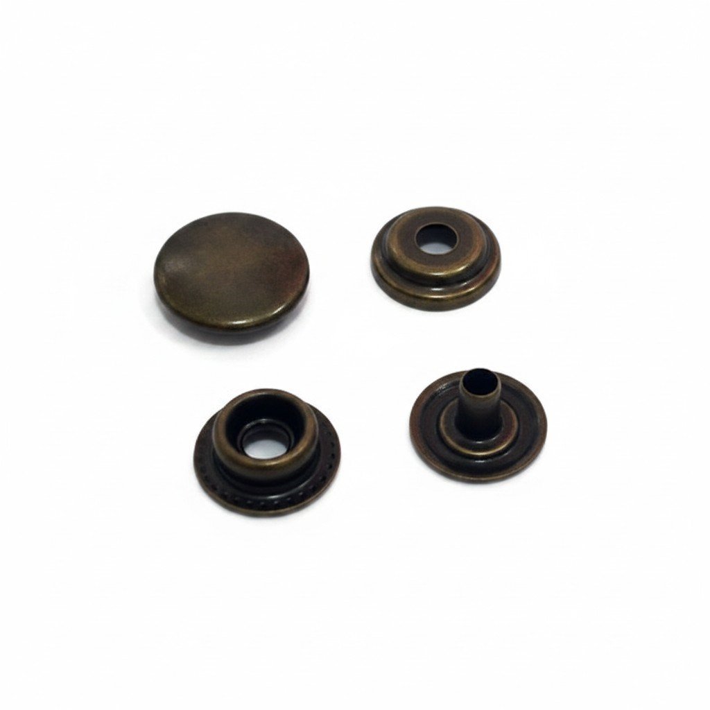 Metal Çıt Çıt 61 No 15 mm Antik, 50 Adet