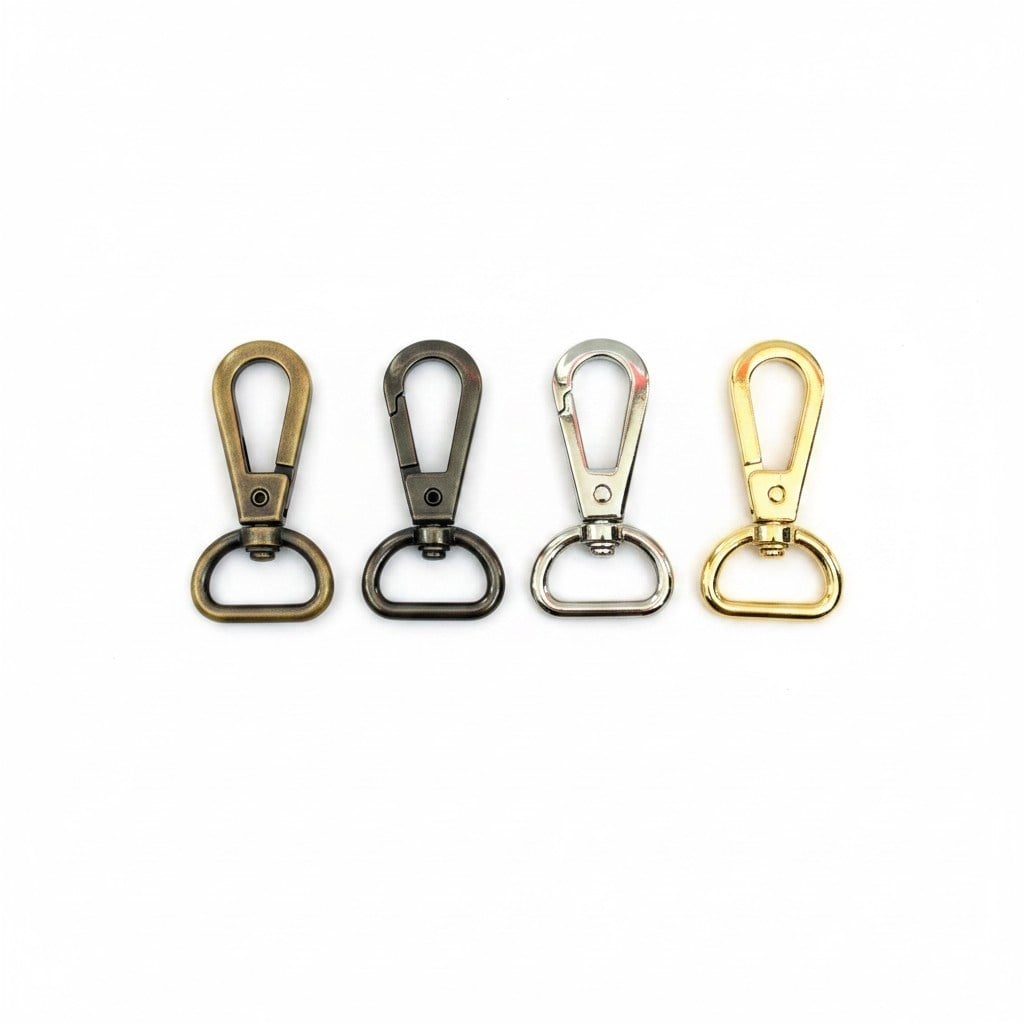 Metal Kanca 2 cm Nikel, Antik, Siyah Nikel ve Light Gold (Min. 4 Adet)