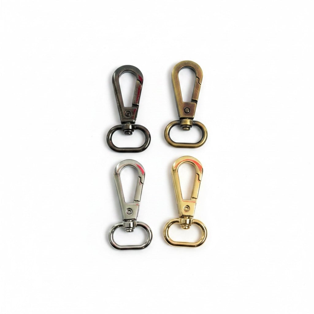 Metal Kanca 2 cm Nikel, Antik, Siyah Nikel ve Light Gold (Min. 4 Adet)