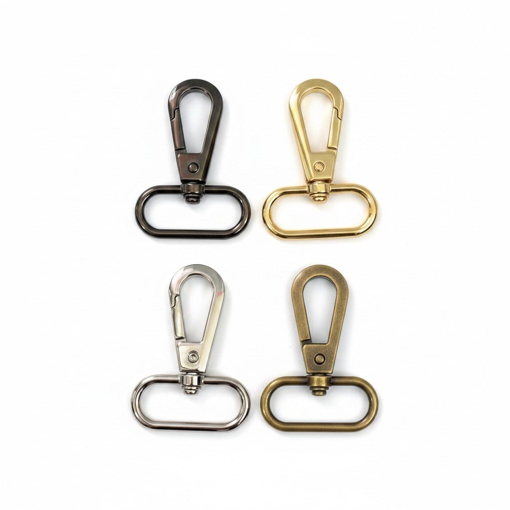 Metal Kanca 3 cm Nikel, Antik, Siyah Nikel ve Light Gold (Min. 4 Adet)