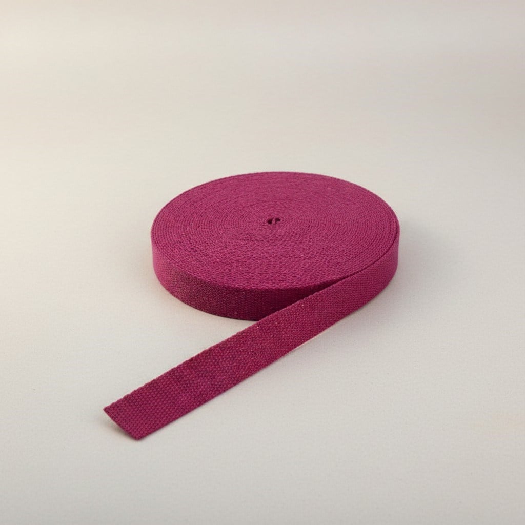 Pamuklu Kolon 3 cm Fuşya (Min. 3 m)