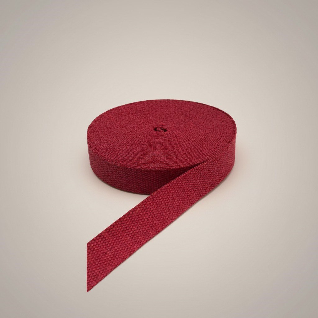 Pamuklu Kolon 3 cm Kırmızı (Min. 3 m)