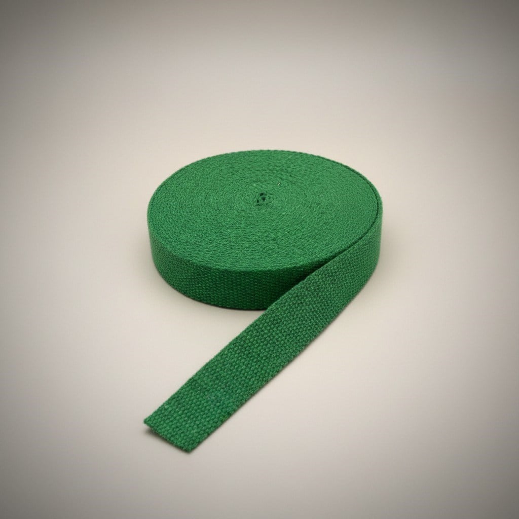 Pamuklu Kolon 3 cm Yeşil (Min. 3 m)