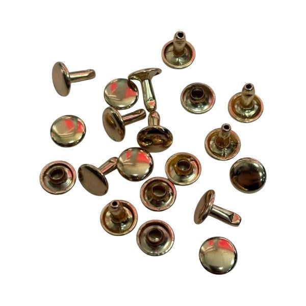 Perçin, Rivet, Toruk 9 mm Çift Taraflı 33,5 No Light Gold, 100 Adet