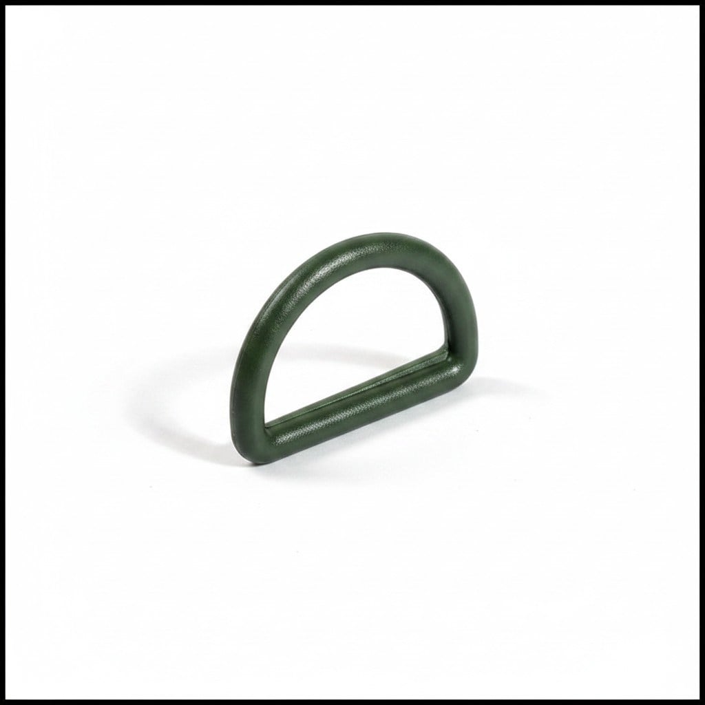 Plastik D Halka 2.5 cm Haki ve Bej (Min. 20 Adet)