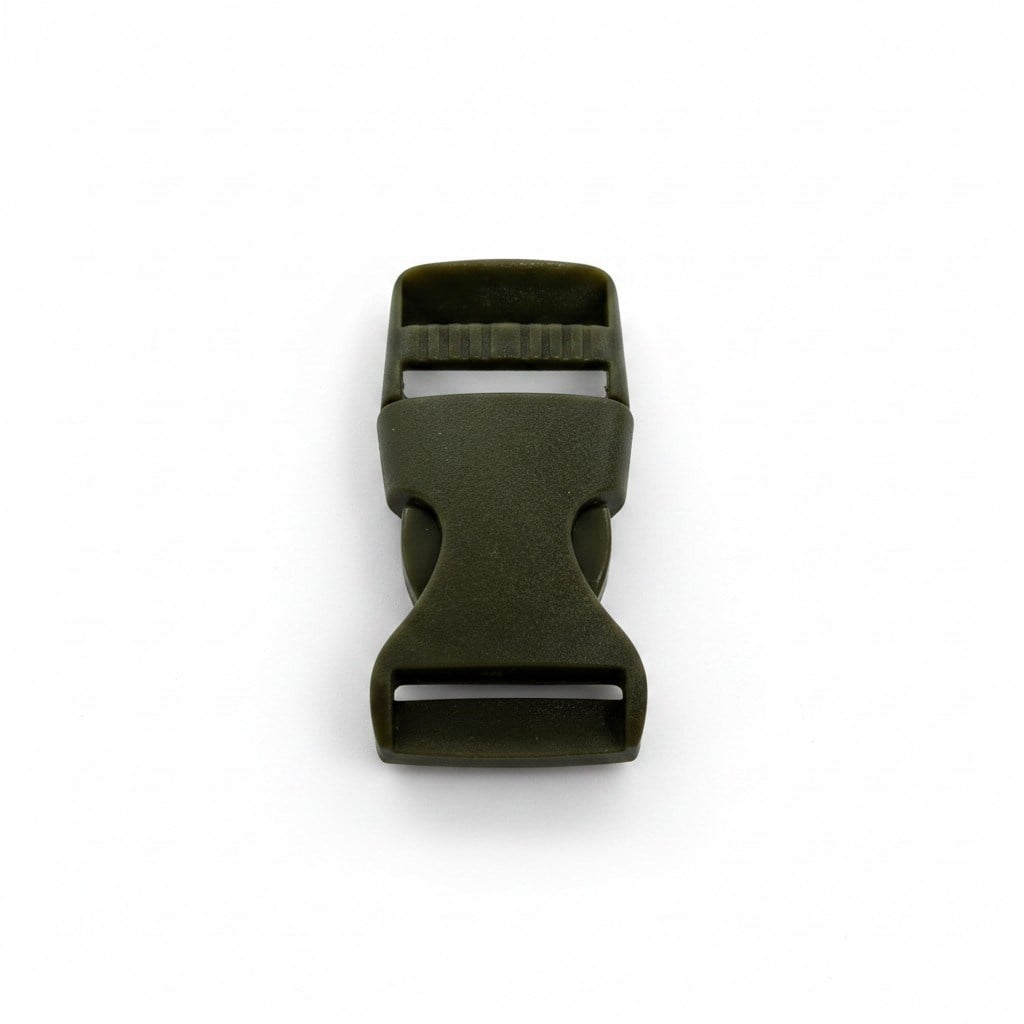 Plastik Düz Kilit 1.5 cm Haki (Min 10 Adet)