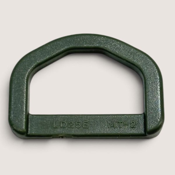 YKK Plastik D Halka LD E 2.5 cm Haki (Min. 10 Adet)
